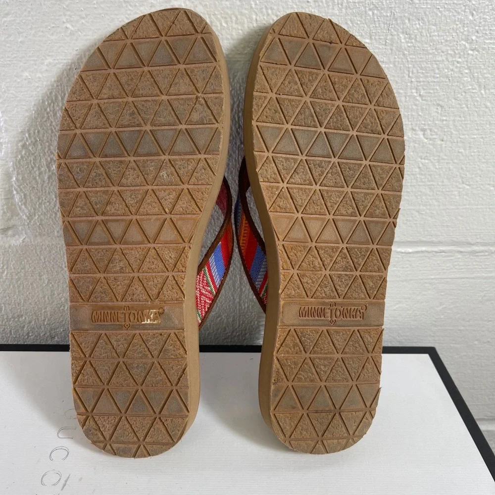 Minnetonka Hedy 530982 Brown Sandal Slide Slip On Men's Size 9 M